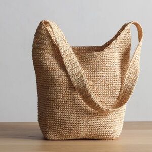 Jenni Kayne Raffia Crossbody Bag